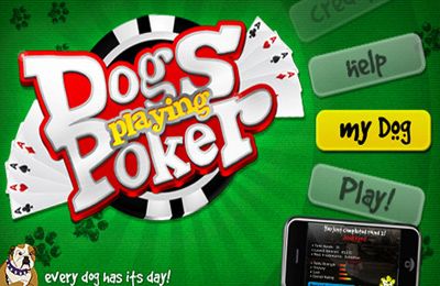 Game Dogs Playing Poker for iPhone free download.