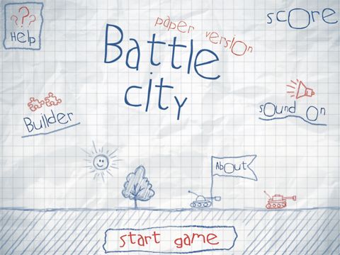 Game Doodle battle city for iPhone free download.