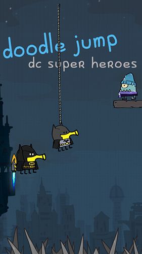 Game Doodle jump: Super heroes for iPhone free download.