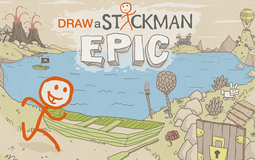 Game Draw a stickman: Epic for iPhone free download.