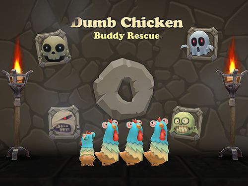Game Dumb chicken: Buddy rescue for iPhone free download.