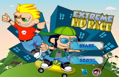 Game Extreme Kid Race for iPhone free download.