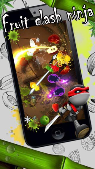Game Fruit clash ninja for iPhone free download.