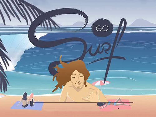 Game Go surf: The endless wave for iPhone free download.