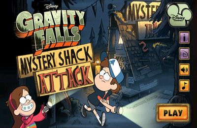Game Gravity Falls Mystery Shack Attack for iPhone free download.