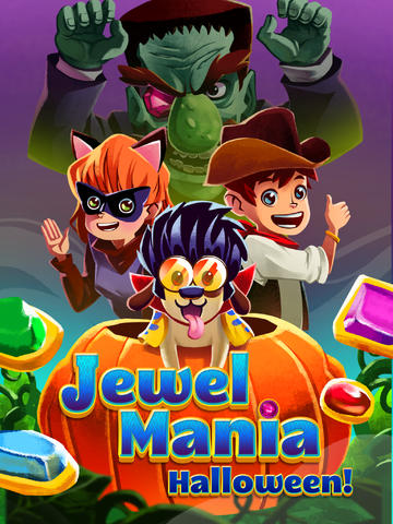 Game Jewel Mania: Halloween for iPhone free download.