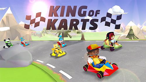 Download King of karts: 3D racing fun iPhone Racing game free.