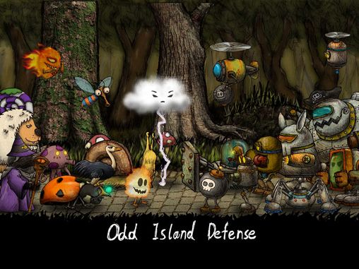 Game Odd island: Defense for iPhone free download.