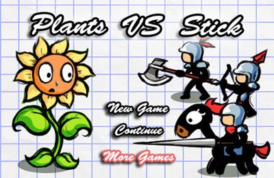 Download Plants vs. Stick iOS 6.1 game free.