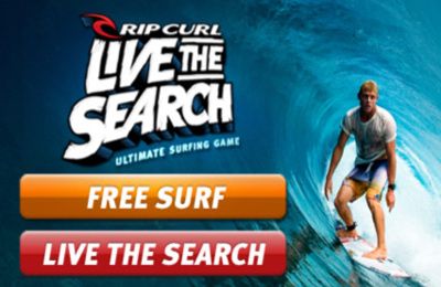Game Rip Curl Surfing Game (Live The Search) for iPhone free download.