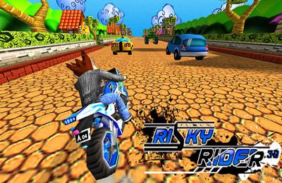 Game Risky Rider 3D (Motor Bike Racing Game / Games) for iPhone free download.