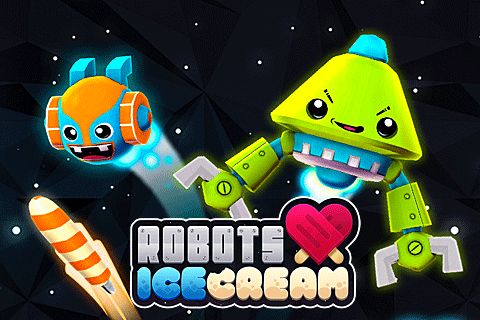 Game Robots love ice cream for iPhone free download.