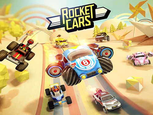 Download Rocket cars iPhone Racing game free.