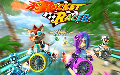 Download Rocket racer iPhone Racing game free.