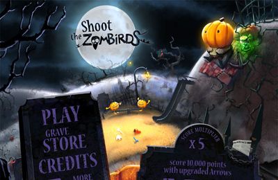 Download Shoot The Zombirds iPhone Arcade game free.