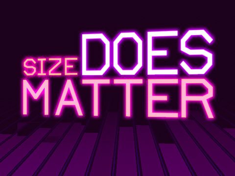 Game Size does matter for iPhone free download.