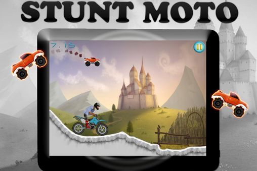 Game Stunt moto experiments for iPhone free download.
