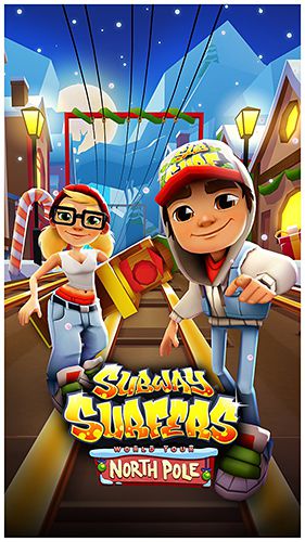 Download Subway Surfers: North pole iPhone 3D game free.