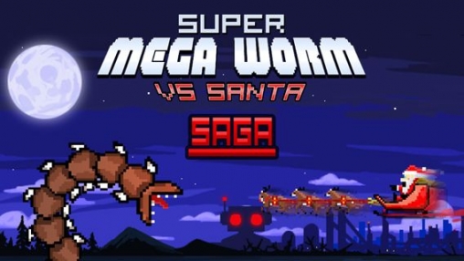 Game Super mega worm vs. Santa: saga for iPhone free download.