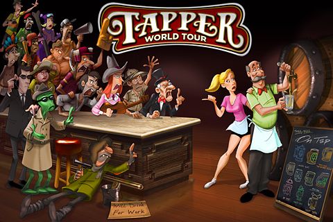 Game Tapper: World tour for iPhone free download.