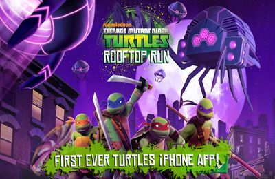 Game Teenage Mutant Ninja Turtles: Rooftop Run for iPhone free download.