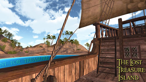 Game The lost treasure island 3D for iPhone free download.