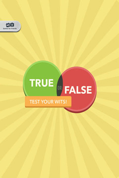 Game True or False - Test Your Wits! for iPhone free download.