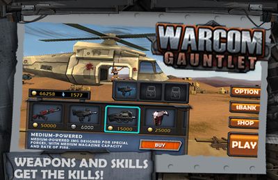 Game WarCom: Gauntlet for iPhone free download.