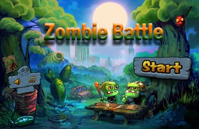 Game Zombie battle for iPhone free download.