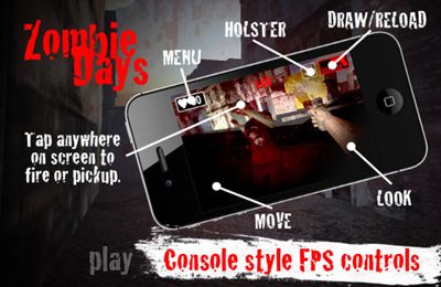 Game Zombie Days for iPhone free download.