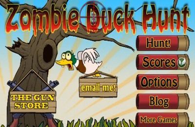 Game Zombie Duck Hunt for iPhone free download.