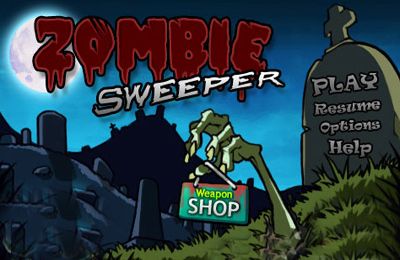 Game Zombie Sweeper for iPhone free download.