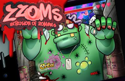 Game ZZOMS : Intrusion of Zombies for iPhone free download.