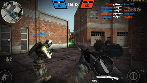 Gameplay screenshots of the Bullet force for iPad, iPhone or iPod.