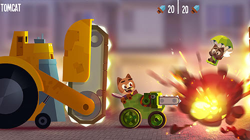 Gameplay screenshots of the Cats: Crash arena turbo stars for iPad, iPhone or iPod.
