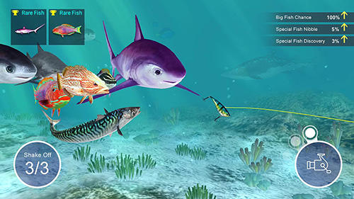 Gameplay screenshots of the Fishing strike for iPad, iPhone or iPod.