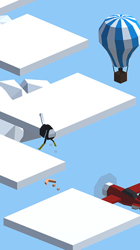 Gameplay screenshots of the Icy bounce for iPad, iPhone or iPod.
