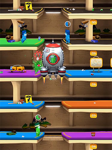 Gameplay screenshots of the Lifty! for iPad, iPhone or iPod.