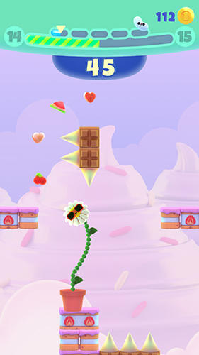Gameplay screenshots of the Nom plant for iPad, iPhone or iPod.