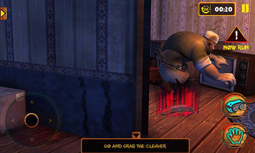 Gameplay screenshots of the Scary butcher 3D for iPad, iPhone or iPod.