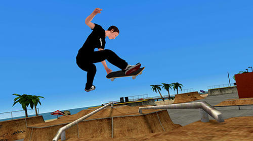 Gameplay screenshots of the Tony Hawk's skate jam for iPad, iPhone or iPod.