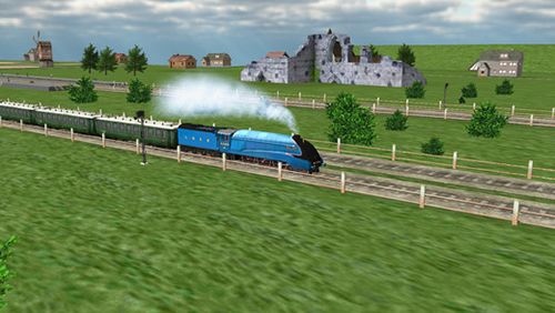 Gameplay screenshots of the Train sim builder for iPad, iPhone or iPod.