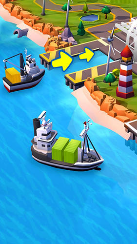 Gameplay screenshots of the Harbor master for iPad, iPhone or iPod.