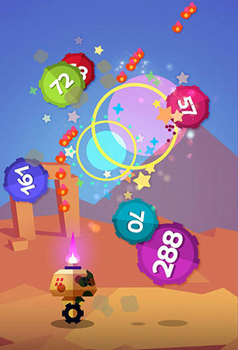 Gameplay screenshots of the Color ball blast for iPad, iPhone or iPod.