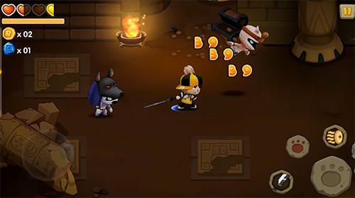 Gameplay screenshots of the The arcade rabbit for iPad, iPhone or iPod.