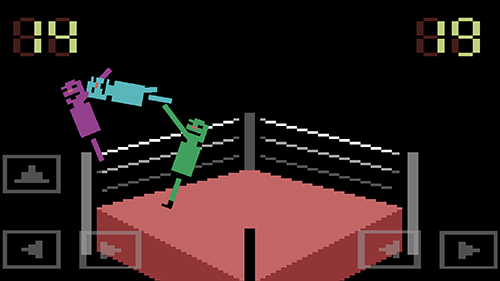 Gameplay screenshots of the Wrassling: Wacky wrestling for iPad, iPhone or iPod.