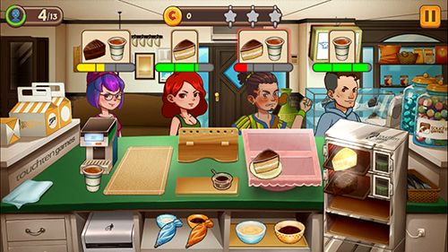 Gameplay screenshots of the Dessert chain: Coffee and sweet for iPad, iPhone or iPod.