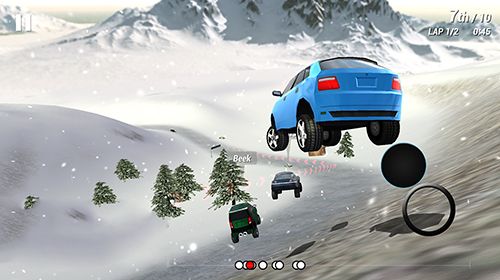 Gameplay screenshots of the Freak racing for iPad, iPhone or iPod.