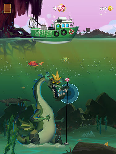 Gameplay screenshots of the Monster fishing legends for iPad, iPhone or iPod.