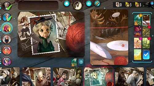 Gameplay screenshots of the Mysterium: The board game for iPad, iPhone or iPod.